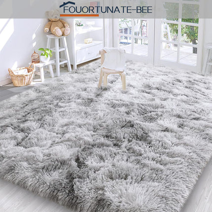 Extra Large Plush Mat - Extra Long 270x370cm/106.23x145.66in Soft Fluffy Mat, Non-Slip Backing,