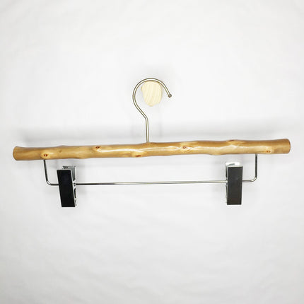 Creative log hanger pants rack branch hanger
