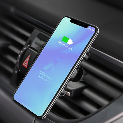 Compatible With Apple, QI Magnetic Car Mount Wireless Charger
