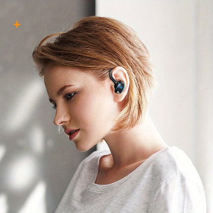 Wireless Earhook True Wireless Stereo Earbud Headphones with Waterproof Sport Design,