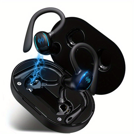 Wireless Earhook True Wireless Stereo Earbud Headphones with Waterproof Sport Design,