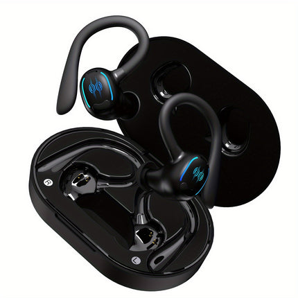 Wireless Earhook True Wireless Stereo Earbud Headphones with Waterproof Sport Design,