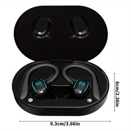 Wireless Earhook True Wireless Stereo Earbud Headphones with Waterproof Sport Design,