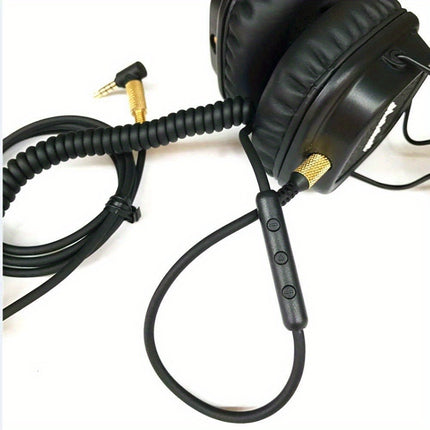 Headphones Cable For Marshall Majior II Monitor MID Earphones Replacement Spring Cable,