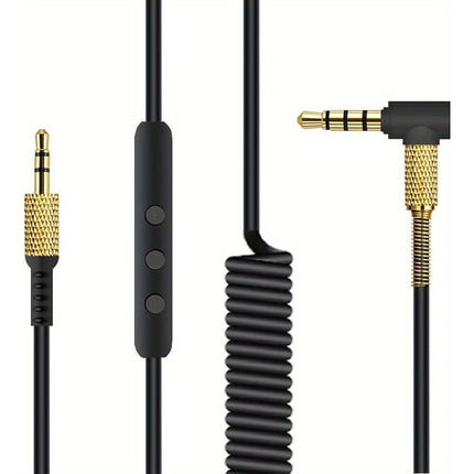 Headphones Cable For Marshall Majior II Monitor MID Earphones Replacement Spring Cable,