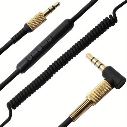 Headphones Cable For Marshall Majior II Monitor MID Earphones Replacement Spring Cable,
