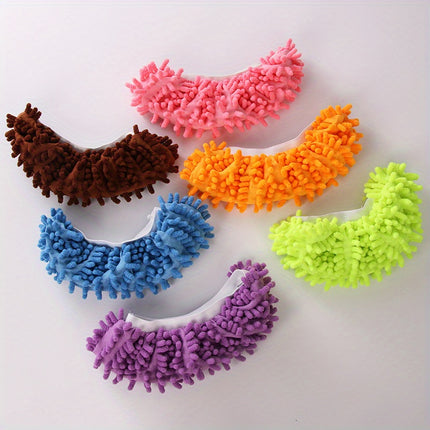 2PCS Removable And Washable Slipper Covers, Household Floor Cleaning Shoe Covers, Sweeping Mop Covers