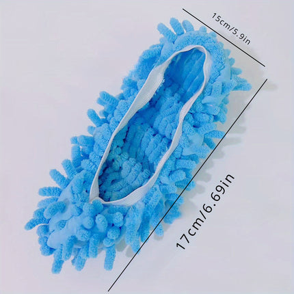 2PCS Removable And Washable Slipper Covers, Household Floor Cleaning Shoe Covers, Sweeping Mop Covers