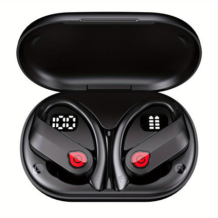 Wireless Stereo Sound, Ergonomic Earhook Design, Sweat-Resistant and Waterproof