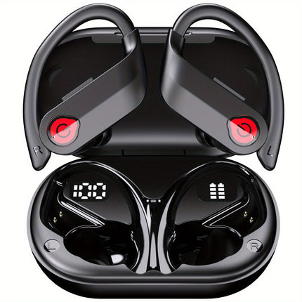 Wireless Stereo Sound, Ergonomic Earhook Design, Sweat-Resistant and Waterproof