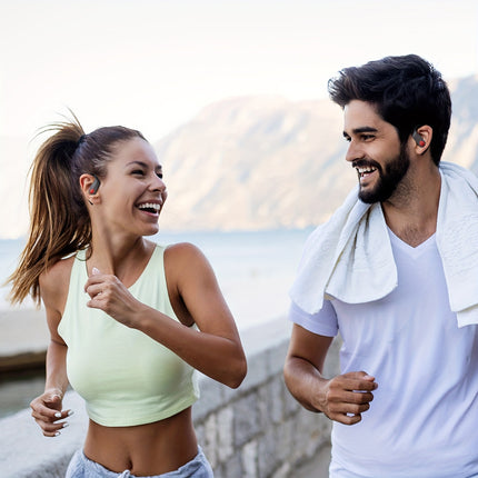 Wireless Stereo Sound, Ergonomic Earhook Design, Sweat-Resistant and Waterproof