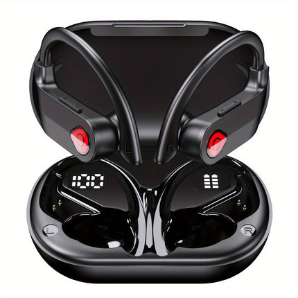 Wireless Stereo Sound, Ergonomic Earhook Design, Sweat-Resistant and Waterproof