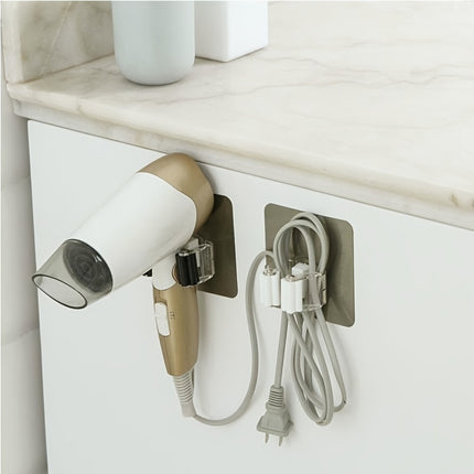2pcs Strong Adhesive Mop Hook, Suitable For Wall Mounted Mop Holder And Broom Hook, Easy To Install,