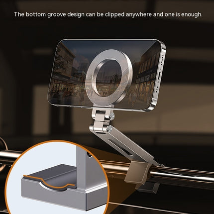 360-degree Rotating Folding Travel Mobile Phone Magnetic Bracket
