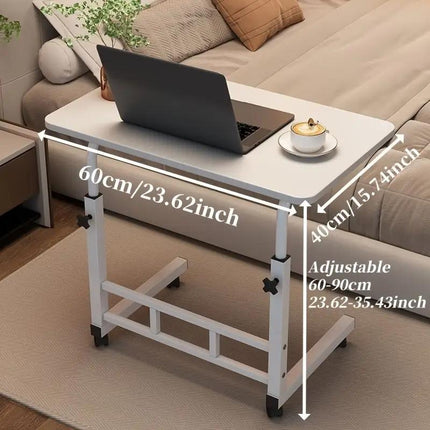Mobile Lifting Tables, Computer Tables, Height Adjustable, Bedside Computer Tables with Wheels