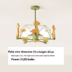 Green Diamond Chandelier / 5W White Light
