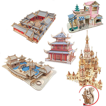 Hand assembled building blocks