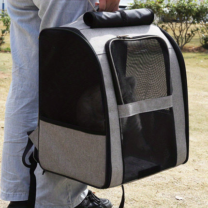 Portable Pet Backpack, Breathable Large Capacity Cat Bag, Pet Supplies