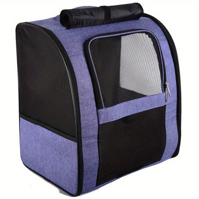 Portable Pet Backpack, Breathable Large Capacity Cat Bag, Pet Supplies