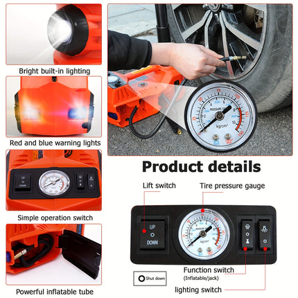 12V 3T/5T Electric Car Jacks Kit  Tyre Change Tool Jack With Toolbox, Professional Garages Tools