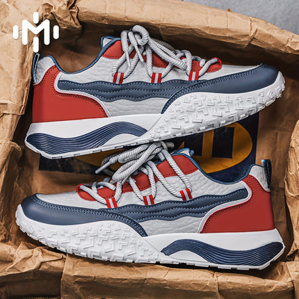 Men's Sports Shoes Four Seasons Can Wear New Breathable Soft Sole Non-slip Fashion Casual Shoes Men's