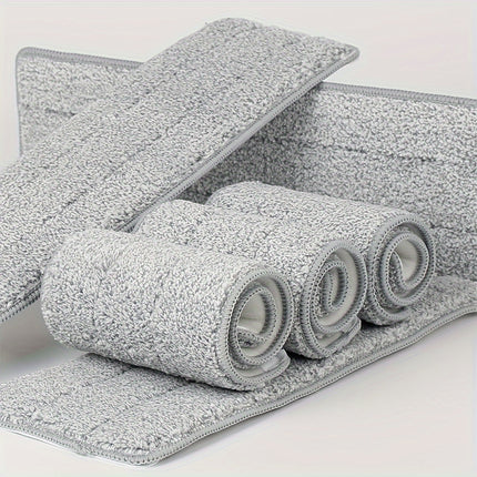 5pcs Microfiber Mop Replacement Pads - Ultra-Absorbent, Reusable, and Durable for Wet and Dry Cleaning