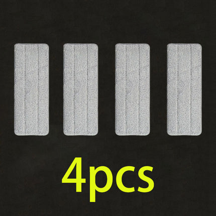 4-Pack Reusable Mop Pads: High Absorption, Easy-Clean, for Efficient Wet & Dry Floor Care