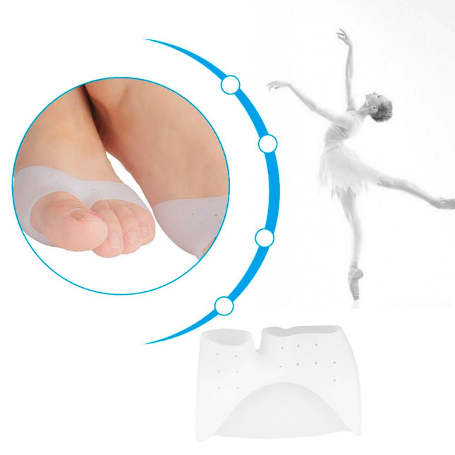 Silicone Gel Toe Separator Feet Care Tools Splint Straightener Corrector Hallux Valgus Massager