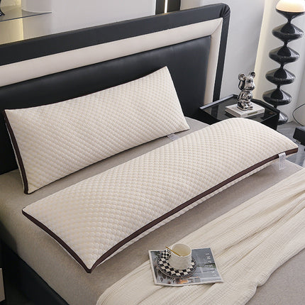 1pc Body Pillow For Adults Foam Long Full Body Pillow For Sleeping With Breathable Bamboo Cover Firm Hug