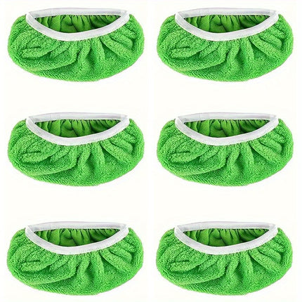 6pcs, Reusable Mop Replacement Pad, Flat Floor Mop Cloth, Washable And Durable Replacement Mop Cloth,