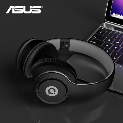 ASUS Adol High-Res Audio Wireless Headphones - Intuitive Voice Control for DJ & Home Use