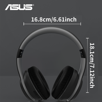 ASUS Adol High-Res Audio Wireless Headphones - Intuitive Voice Control for DJ & Home Use