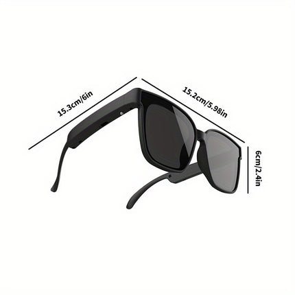 Wireless Smart Sunglasses - High-Tech Headphones with 5.0 Audio, Voice Call, Music Playback,