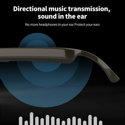 Wireless Smart Sunglasses - High-Tech Headphones with 5.0 Audio, Voice Call, Music Playback,