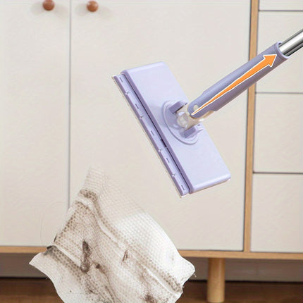 Versatile Disposable Face Towel Mop - Wet & Dry Use For Kitchen, Bathroom, Glass & More