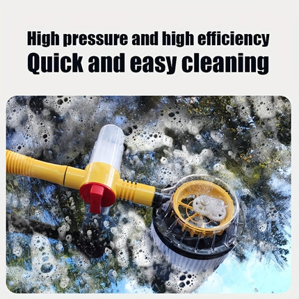 360° Spin Microfiber Car Wash Brush Cleaning Kit - Effortless Rotating Mop, Gentle Microfiber Brush