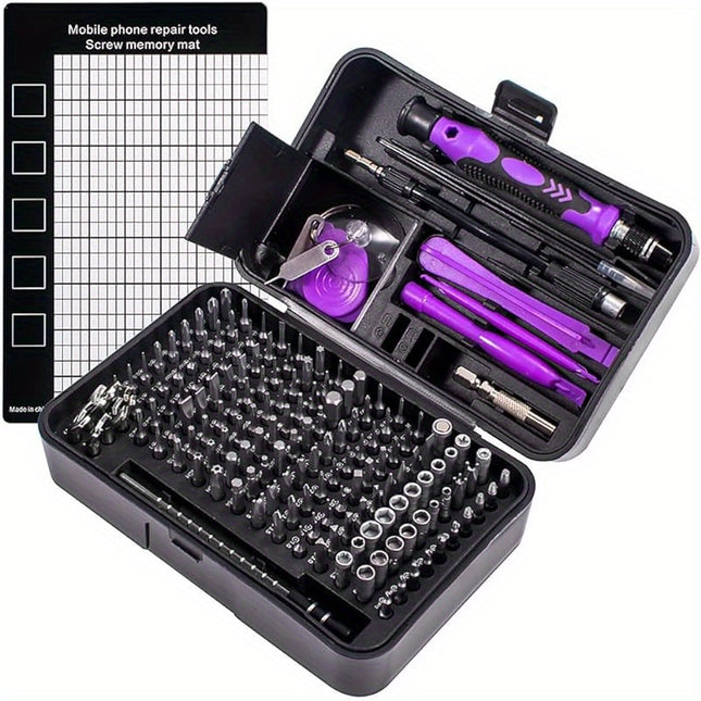170 in 1 Screwdriver Set Non-Slip Magnetic Screwdriver Multifunctional Combination Set