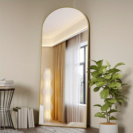 71"x26" Full Body Floor Mirror Standing Hanging or Leaning Wall, Full Body Mirror with Stand, Aluminum