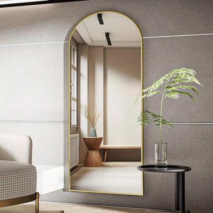 71"x26" Full Body Floor Mirror Standing Hanging or Leaning Wall, Full Body Mirror with Stand, Aluminum