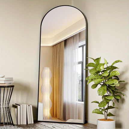 71"x26" Full Body Floor Mirror Standing Hanging or Leaning Wall, Full Body Mirror with Stand, Aluminum