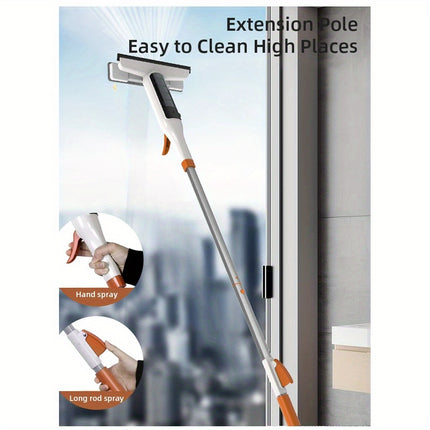 Wiper with Silicone Scraper Floor Cleaning Mop Window Cleaner Household Cleaning Tools