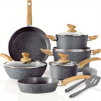 12 PCS Cookware Set / Gray