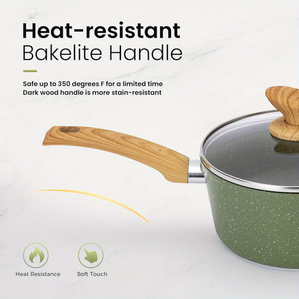 Kitchen Academy Pots and Pans Set Nonstick, 30 Pieces Induction Kitchen Cookware Set,