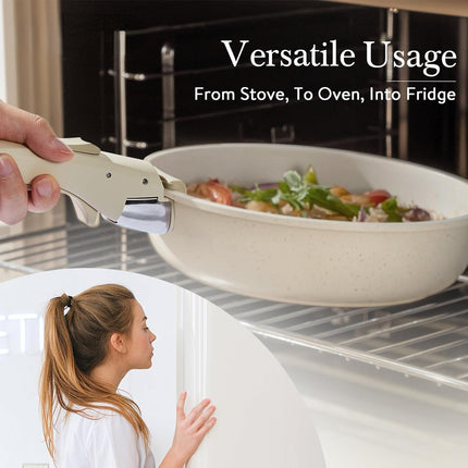 Cookware Sets, Non Stick Pots and Pans Set Detachable Handle