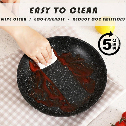 Cookware Set Kitchen Cooking Sets Induction Pot and Pan w/Frying Pans, Saucepans, Casserole
