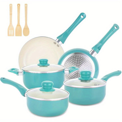 11pcs Kitchen Cookware Sets Induction Cookware,