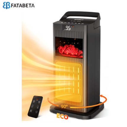 1500W Space Heater with Thermostat, Electric Space Heaters