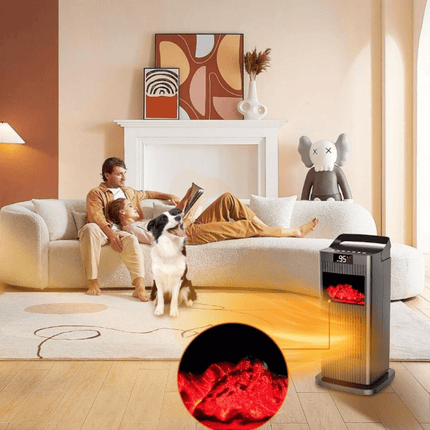 1500W Space Heater with Thermostat, Electric Space Heaters