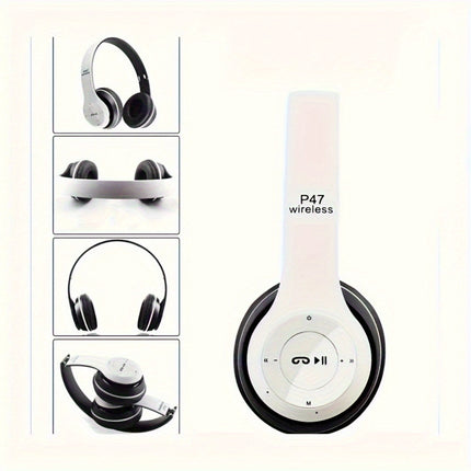 Wireless Foldable Headphones Comfortable Premium Sound Lightweight