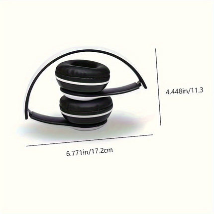Wireless Foldable Headphones Comfortable Premium Sound Lightweight